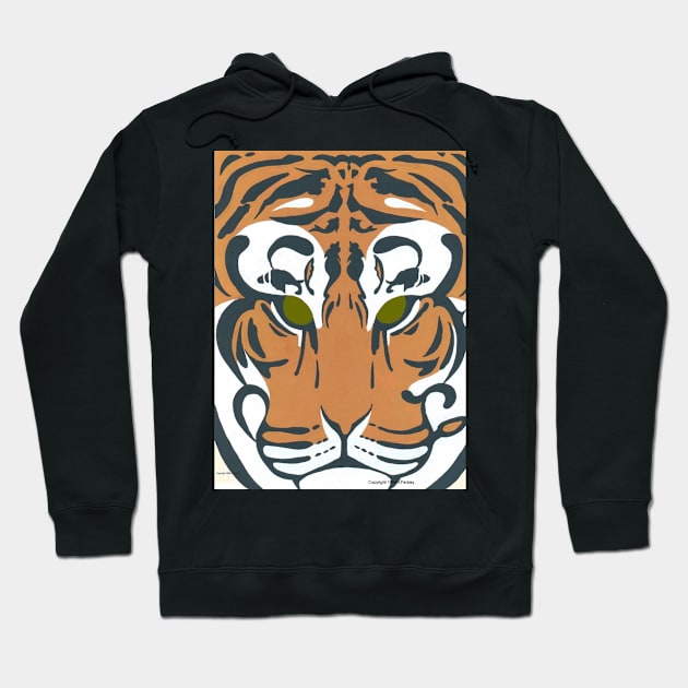 Kingdom of the Tiger Hoodie by JoAnn Parsley Feed The Kitty